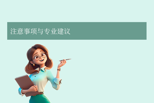 注意事项与专业建议