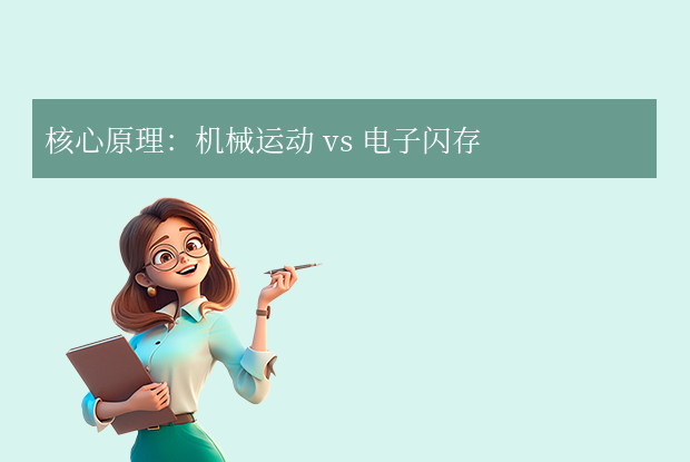 核心原理：机械运动 vs 电子闪存