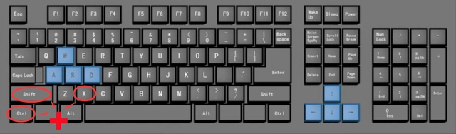 Ctrl+Shift+X(360浏览器截图)