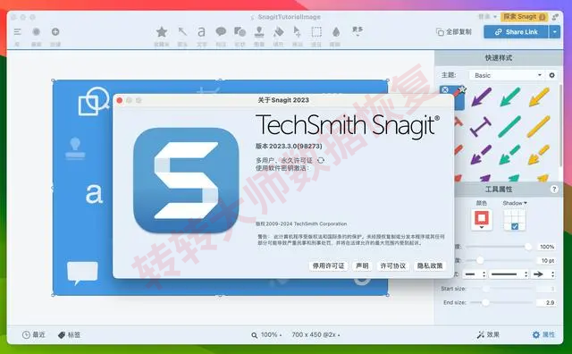 第三方截图软件(如Snagit)步骤一