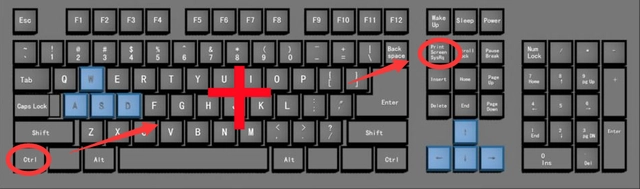 Ctrl+PrtScn(全屏截图)